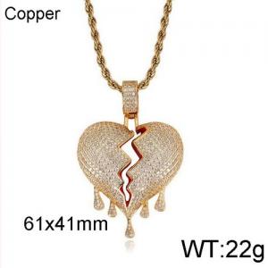 Copper Necklace - KN113109-WGQK