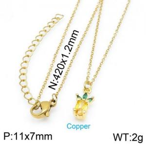 Copper Necklace - KN113230-TJG