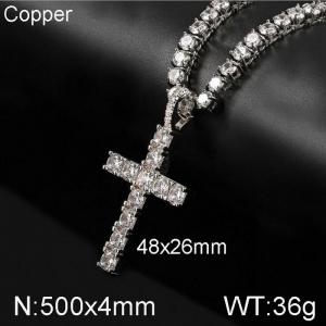 Copper Necklace - KN113363-WGQK