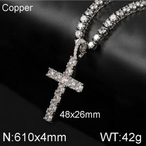 Copper Necklace - KN113365-WGQK