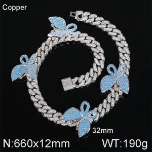 Copper Necklace - KN113378-WGQK