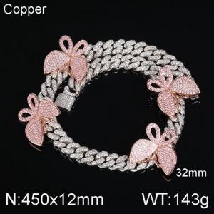 Copper Necklace - KN113381-WGQK