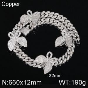 Copper Necklace - KN113391-WGQK