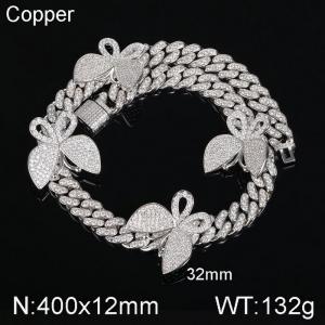 Copper Necklace - KN113392-WGQK