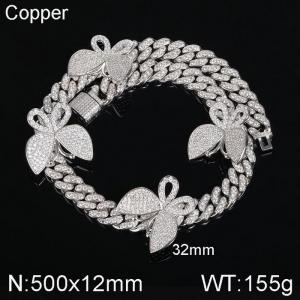 Copper Necklace - KN113394-WGQK