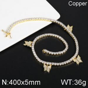 Copper Necklace - KN113415-WGQK