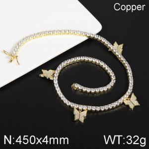 Copper Necklace - KN113417-WGQK