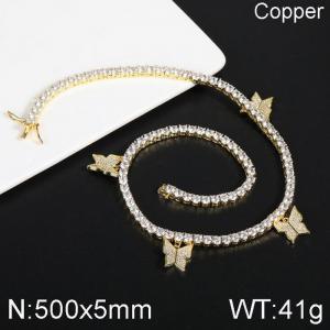 Copper Necklace - KN113422-WGQK