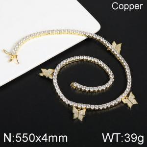 Copper Necklace - KN113426-WGQK