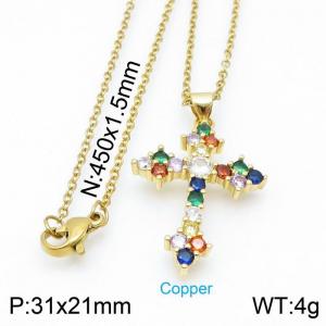 Copper Necklace - KN113899-XS