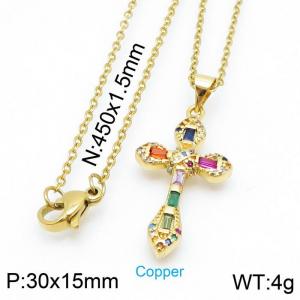Copper Necklace - KN113902-XS