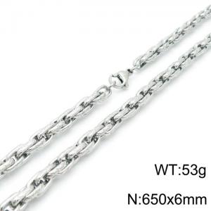 Stainless Steel Necklace - KN118941-Z
