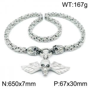 Stainless Steel Necklace - KN119317-Z