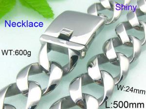 Stainless Steel Necklace - KN12106-D