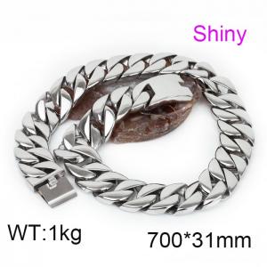 Stainless Steel Necklace - KN12111-D