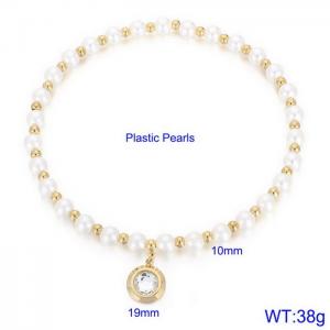 Plastic Necklace - KN18320-Z