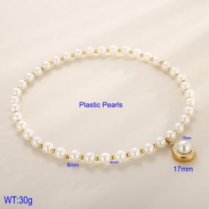 Plastic Necklace - KN18324-Z