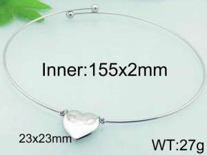 Stainless Steel Collar - KN19689-Z