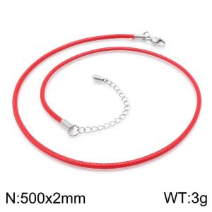 Plastic Necklace - KN197950-Z
