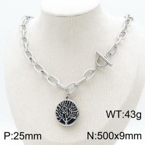 Stainless Steel Necklace - KN198459-Z