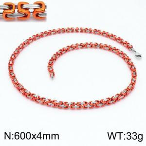 Stainless Steel Necklace - KN199125-Z