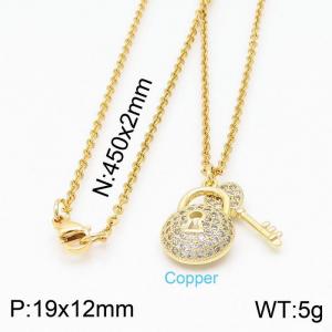 Copper Necklace - KN200277-HH