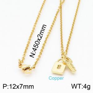 Copper Necklace - KN200279-HH