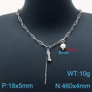 Stainless Steel Necklace - KN200493-Z