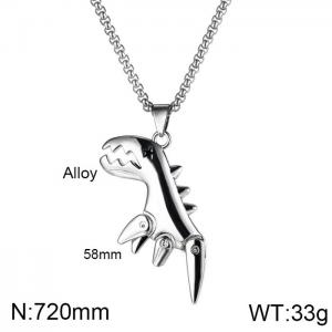 Alloy & Iron Necklaces - KN200753-WGMB