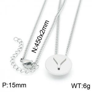 Stainless Steel Necklace - KN200832-K