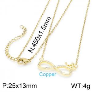 Copper Necklace - KN201292-JC