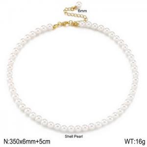 Shell Pearl Necklaces - KN202664-Z