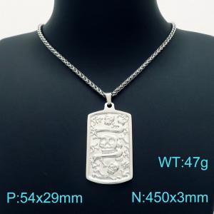 Stainless Steel Necklace - KN203183-KLHQ