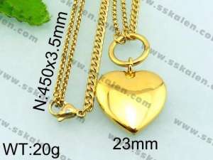 Stainless Steel Gold-plating Pendant - KN21683-Z