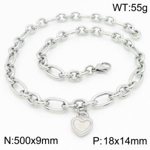 Stainless Steel Necklace - KN217613-Z