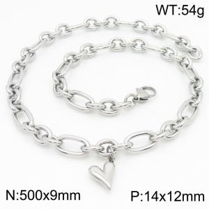 Stainless Steel Necklace - KN217615-Z