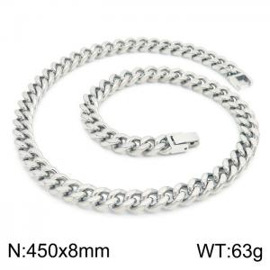 Stainless Steel Necklace - KN225267-Z