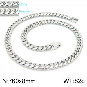 Stainless Steel Necklace - KN225337-Z