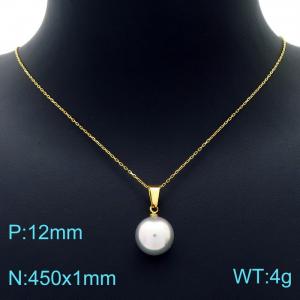 Shell Pearl Necklaces - KN226478-Z