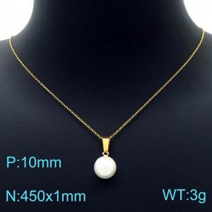 Shell Pearl Necklaces - KN226479-Z
