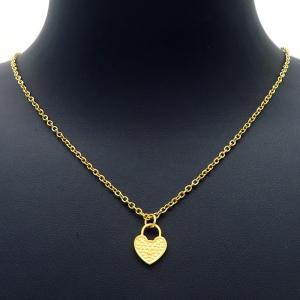 SS Gold-Plating Necklace - KN226681-YT
