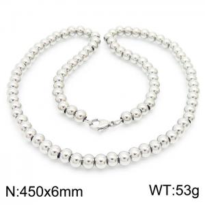 Stainless Steel Necklace - KN227135-K