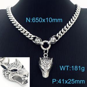 Stainless Steel Necklace - KN228913-KFC