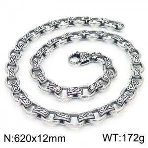 Stainless Steel Necklace - KN229332-KJX