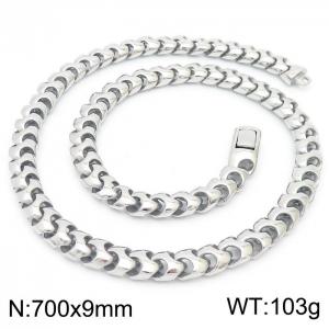 Stainless Steel Necklace - KN229733-KJX