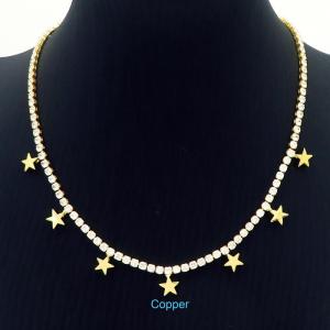 Copper Necklace - KN230309-TJG