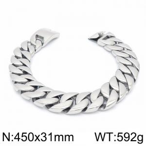 Stainless Steel Necklace - KN230503-KJX