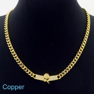 Copper Necklace - KN230886-QJ
