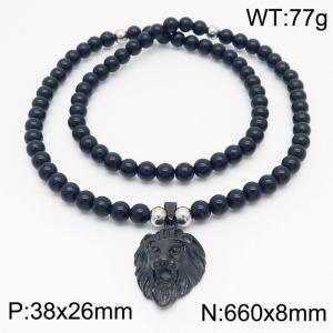 Bead Necklace - KN230959-JX