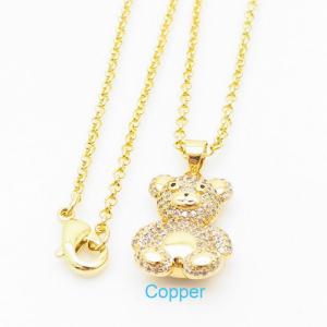 Copper Necklace - KN231251-JT